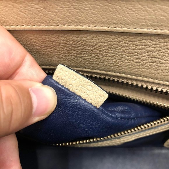 Celine Bicolor Luggage Bag Leather Micro - Picture 10 of 12